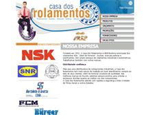 Tablet Screenshot of casadosrolamentos.com.br